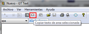 Como copiar texto de cualquier area seleccionada con GTText programa de reconocimiento ocr gratis