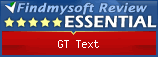 GT Text essential free ocr software