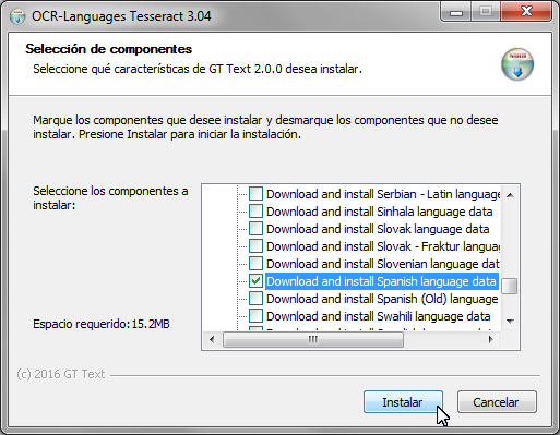 reconocimiento ocr gratis añadir idiomas de reconocimiento ocr a GTText