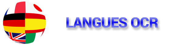 Langues OCR GTText